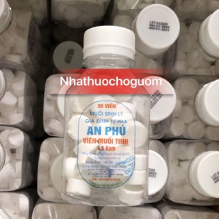Muối tinh Nacl pha súc miệng (Lọ 50 viên)