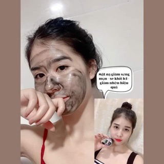 Mặt nạ than tre hoạt tính dạng thạch hút mụn đầu đen, mụn cám / mặt nạ n.g.ũ h.o.a hạt ngăn ngừa và giảm mụn ORGANIC