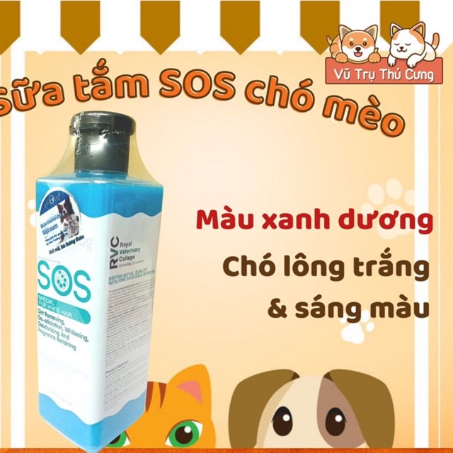 Sữa tắm SOS cho chó mèo 530ml