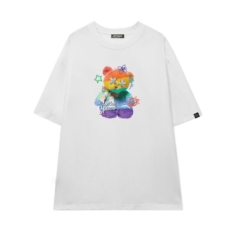 Áo thunCó sizeFull màu unisex tay lỡ gấu X X