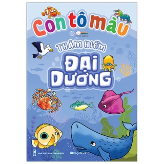 Sách con tô màu - thám hiểm đại dương