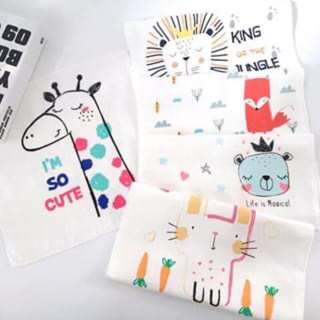 [s]Kids_mart: Khăn xô Bamboo 4 lớp xuất Hàn Quốc siêu đẹp khăn sữa bé sơ sinh đồ dùng cho bé đồ dùng sản phụ  sau sinh