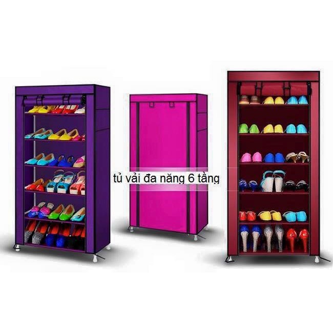 Tủ Giầy Vải 6 Tầng