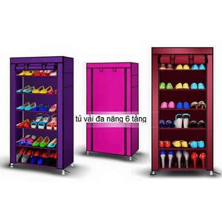 Tủ Giầy Vải 6 Tầng