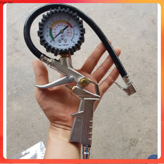 Bơm xe có đồng hồ hơi