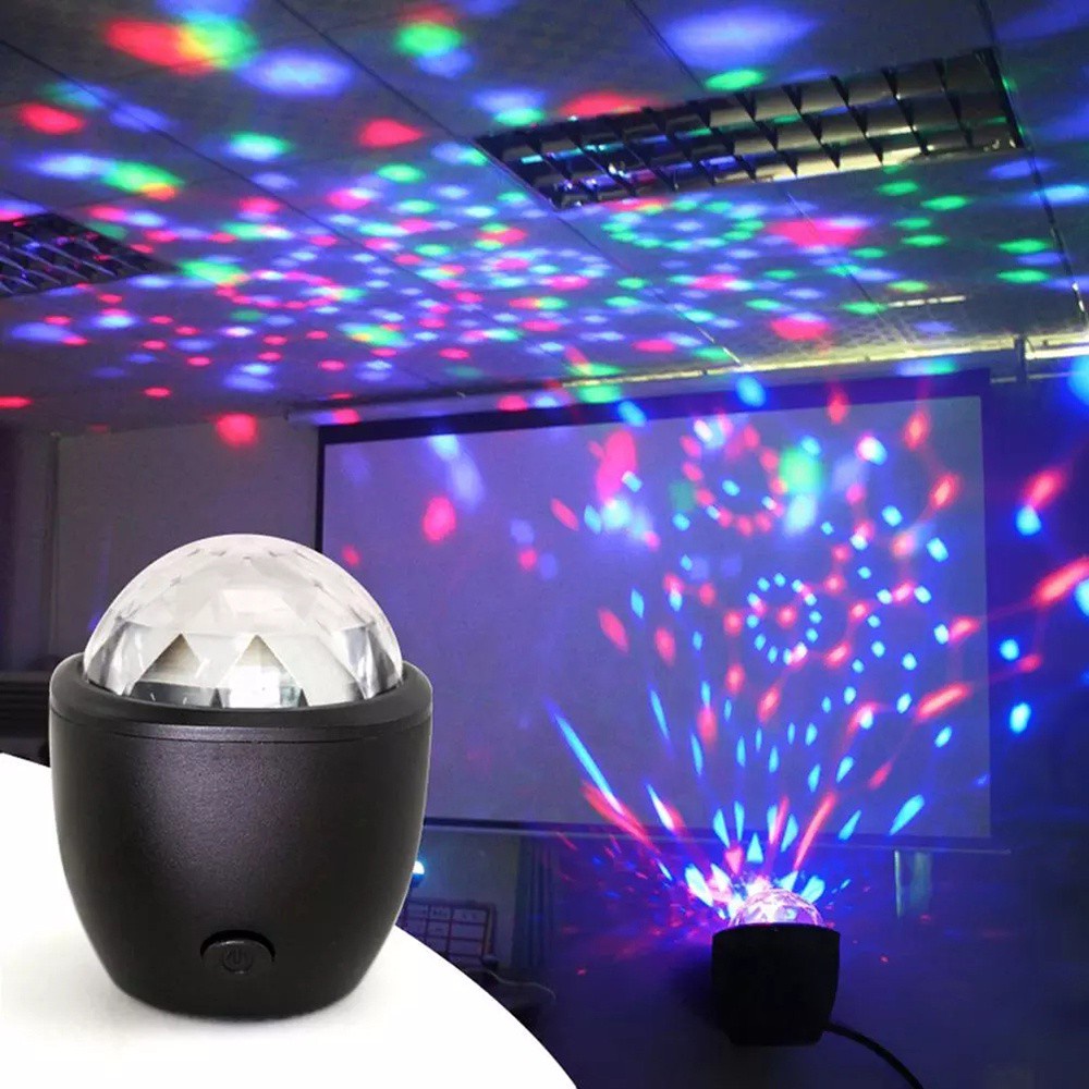 PRESTON USB Charge Night Light Bar Stage Light LED Light|Ball Voice Activated Car Interior LED Disco Ball KTV Magic Ball