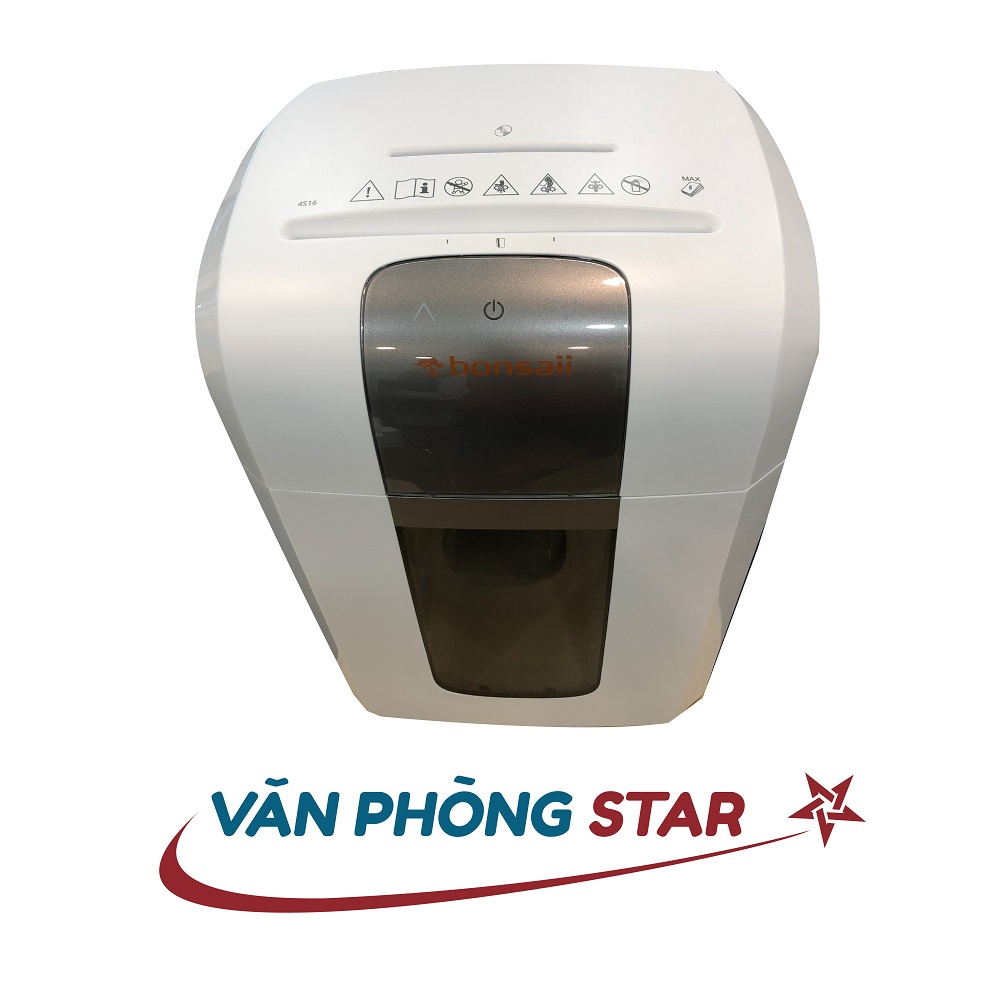 Máy hủy tài liệu Bonsaii 4S16 hủy CD, ghim bấm