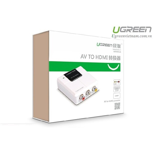 Bộ chuyển đổi AV to HDMI cao cấp chính hãng Ugreen 40225