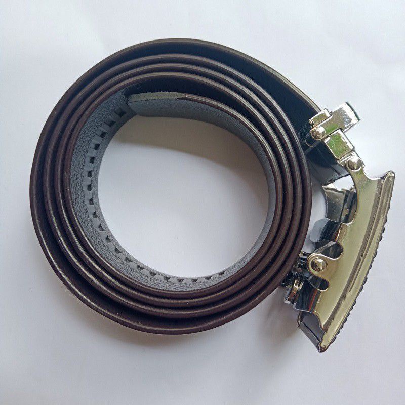 Thắt lưng nam, dây nịt nam da pu đẹp đầu cá sấu giá rẻ 2 màu nâu đen sang trọng khoá tự động