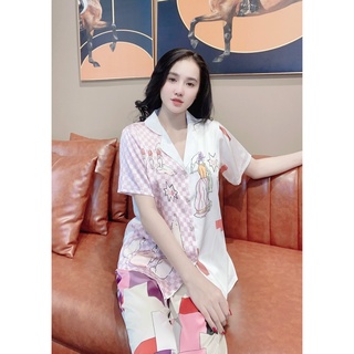 Đồ bộ pyjama nữ latin hàng thiết kế