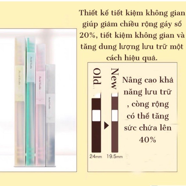 ( Mẫu mới ) Sổ gáy còng B5 Campus Kokuyo 8 lỗ còng phong cách Nhật Bản Pastel Cookie Layer 80 trang giấy kẻ ngang