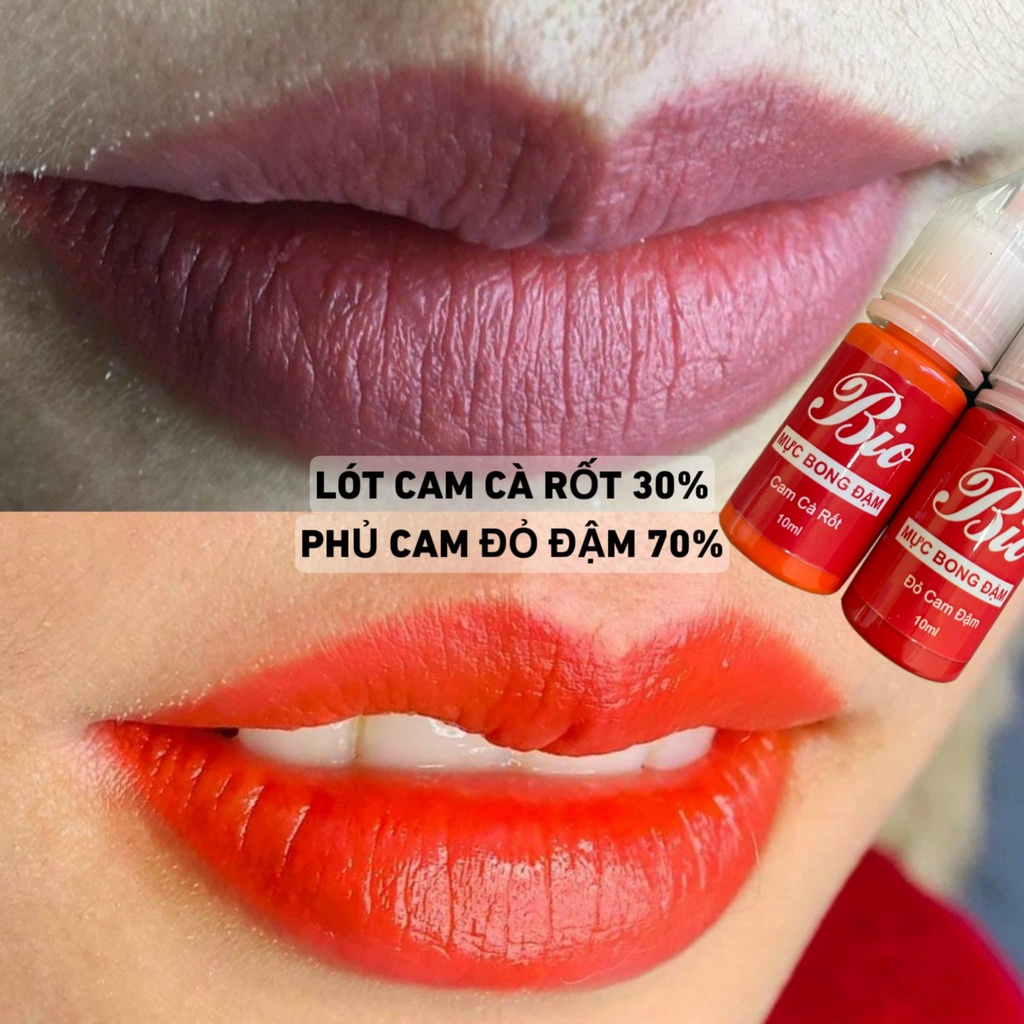 Mực Phun Xăm Bio bong đậm,mực hữu cơ chính hãng-Chất Lượng-10ml-Mua 1 Tặng 1 Dưỡng