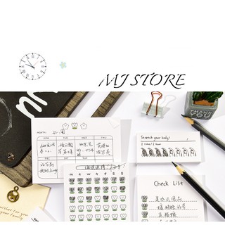 Giấy note - Memo pad - Quản lý thời gian biểu