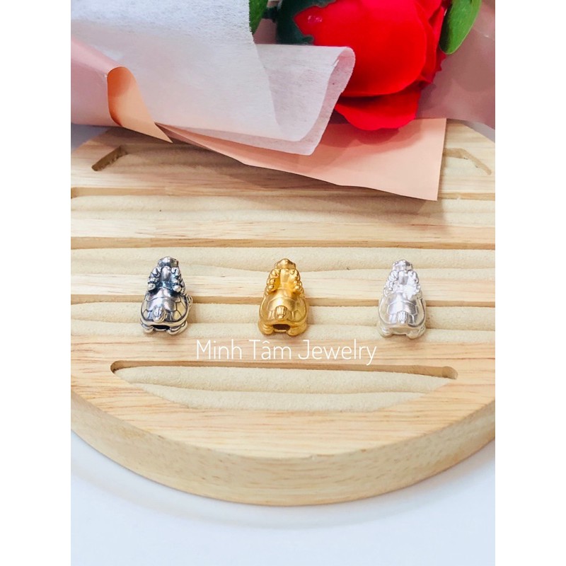 Charm long quy bạc & bạc Thái-Minh Tâm Jewelry