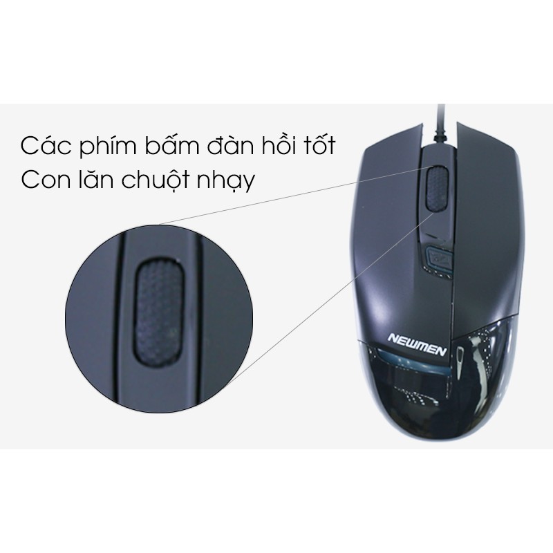 Chuột Newmen G10 For Gaming (Màu ngẫu nhiên - Hàng Chính Hãng ) - VL