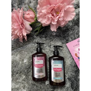 Cặp gội xả ARGANICARE COLLAGEN - Pháp