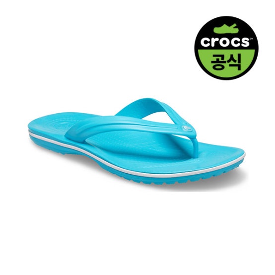 Dép kẹp Crocband màu Digital Aqua chính hãng.