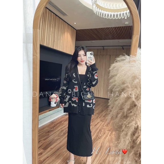 ÁO LEN CADIGAN BÁO 3 MÀU