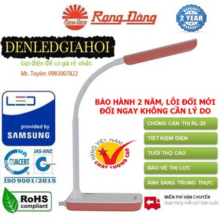 Đèn học led chống cận để bàn RD-RL-20V2.LED - Rạng Đông