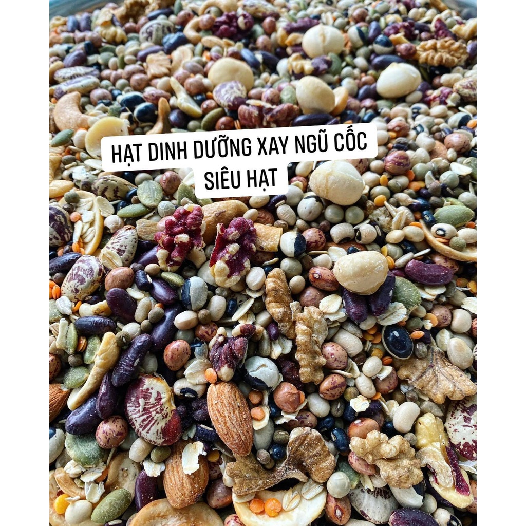 Bột Ngũ Cốc Siêu Dinh Dưỡng 500gram Được Làm Từ 25 Loại Hạt