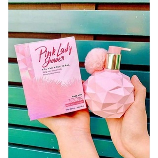 Sữa Tắm Xông Trắng Pink Lady Ajola 300ml Hương Nước Hoa