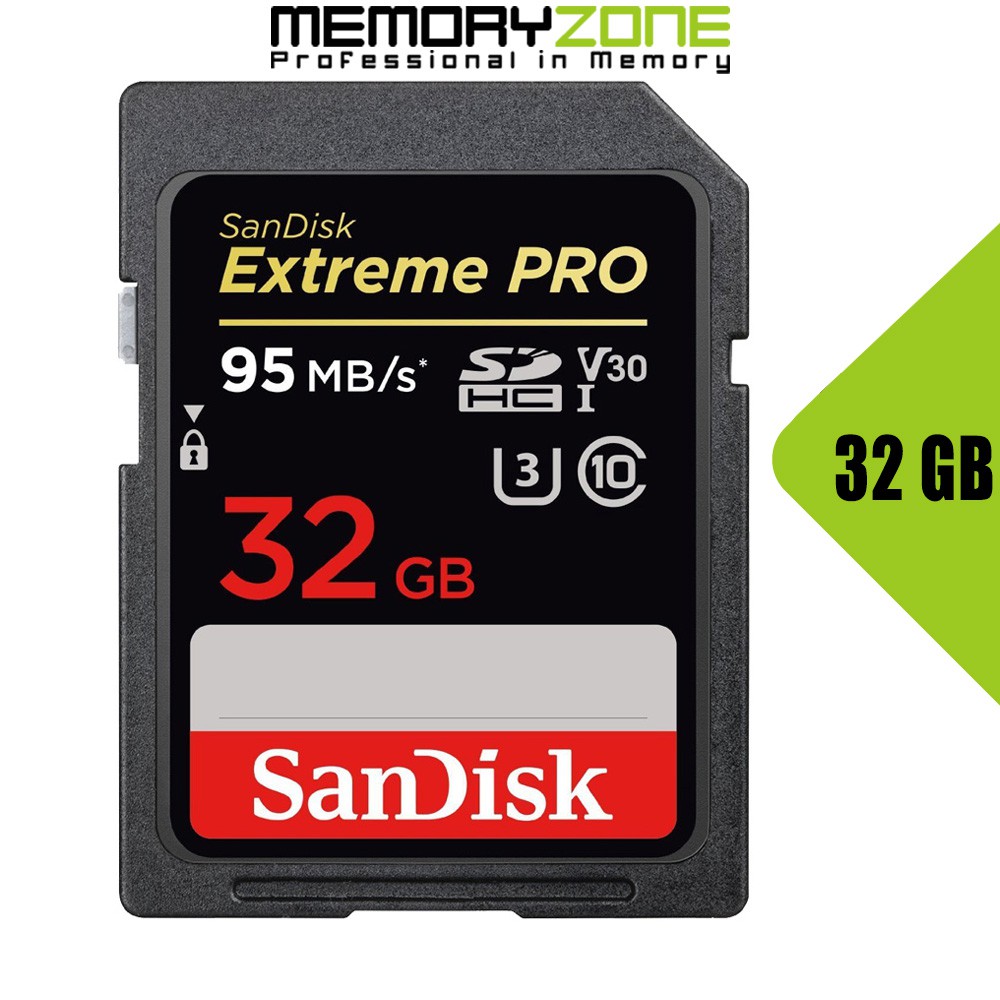 Thẻ nhớ SDHC SanDisk Extreme Pro U3 V30 633X 32GB SDSDXXG-032G-GN4IN