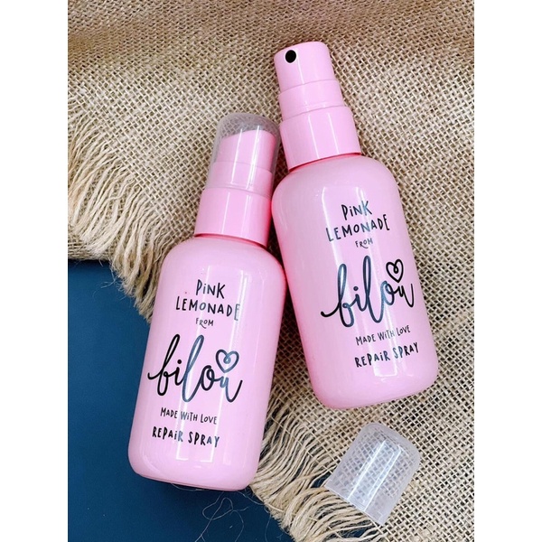 TRỌN BỘ GỘI,XẢ,DƯƠNG PINK LEMONADE FROM BILOU PHỤC HỒI TÓC HƯ TỔN