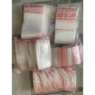 Túi zip chỉ đỏ loại dày đẹp - 100 gam