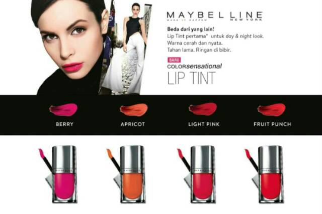 (hàng Mới Về) Son Tint Maybelline Nhiều Màu Sắc Lựa Chọn