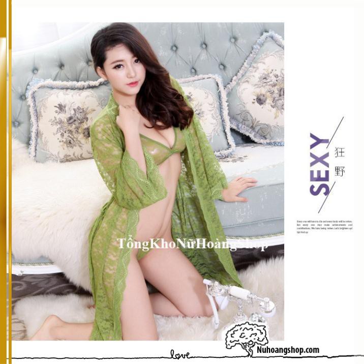 [Loại I - Siêu Đẹp] Áo choàng ngủ nữ cao cấp VAY303C-áo đầm ngủ