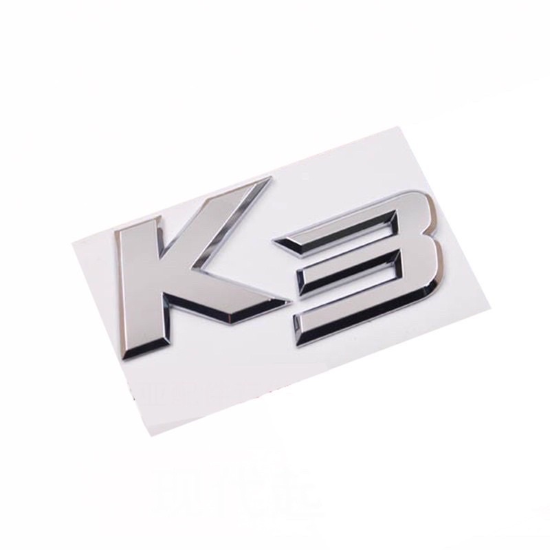 Logo chữ nổi KIA K3 xịn chính hãng hàn quốc