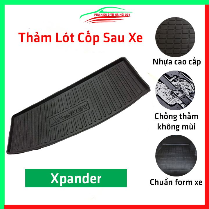 Thảm nhựa lót cốp Xpander 2016-2022 nhựa dẻo dày dặn đàn hồi tốt