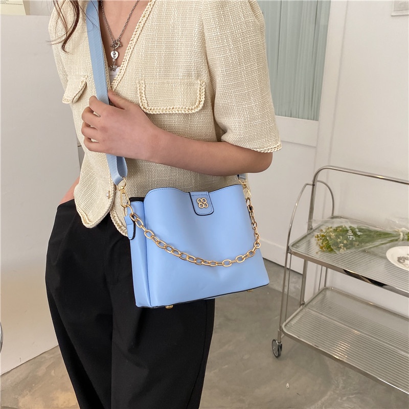 Túi Đeo Vai Dây Bản Rộng Đơn Giản Thời Trang Cổ Điển Cho Nữ