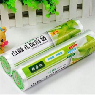 Cuộn 100 túi đựng thực phẩm sinh học 20x30cm