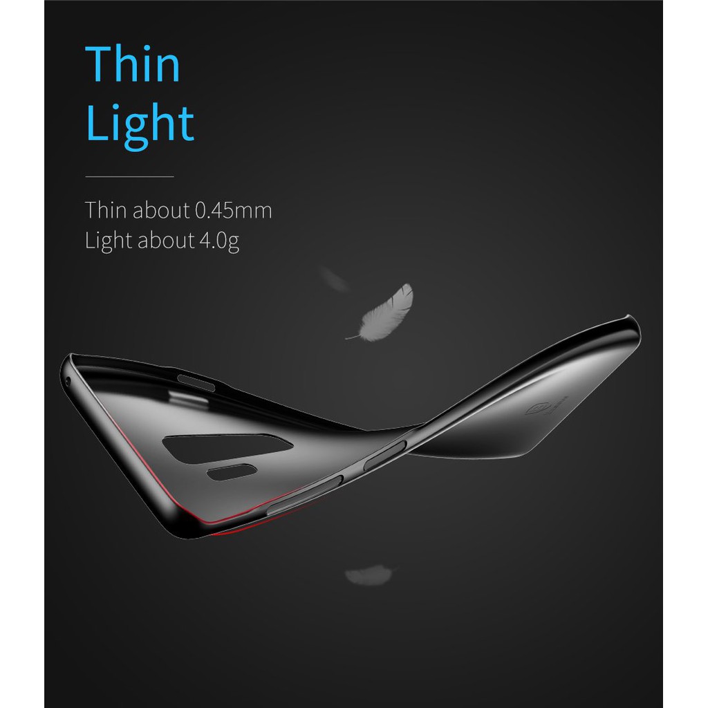 Ốp lưng Siêu mỏng, Chống bám vân tay Baseus cho Samsung Galaxy S9/ S9 Plus mỏng 0.45mm - Giá rẻ