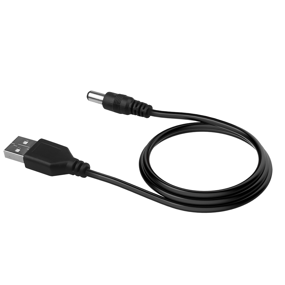 70cm USB To DC 5V Charger Power Cable 5.5 Mm Plug Jack Adapter