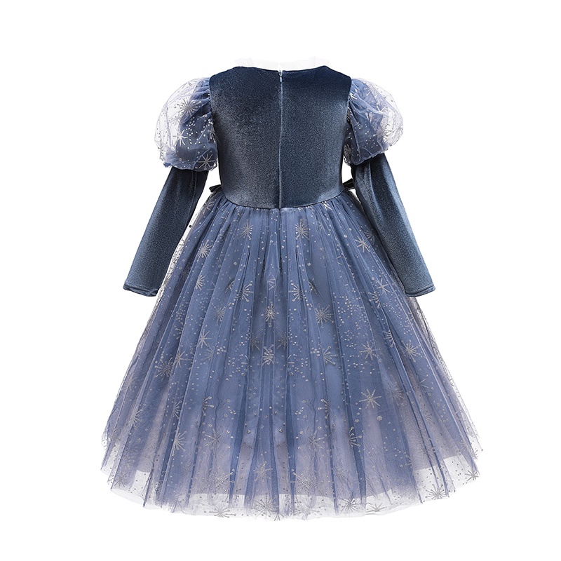 Đầm Lolita Họa Tiết Cầu Vồng Dễ Thương Thời Trang Cho Bé Gái