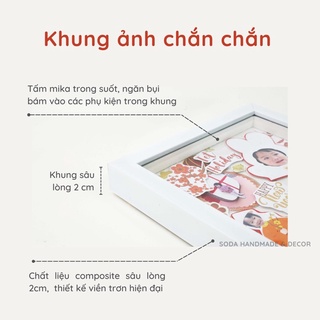 [Khung hộp 3D] Set làm khung ảnh nổi/Khung ảnh 3D tặng sinh nhật, kỉ niệm, Valentine