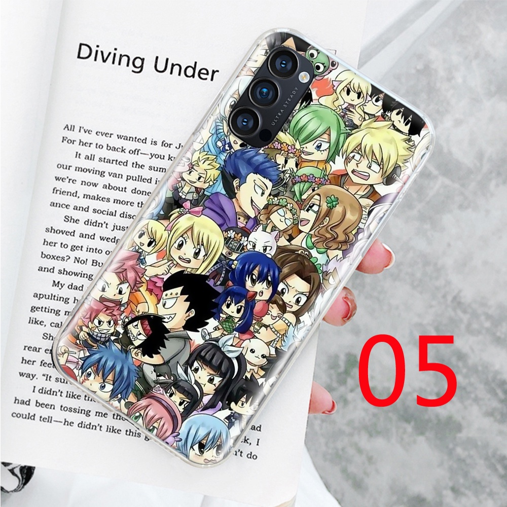 Wi-50 Ốp Điện Thoại Mềm Trong Suốt In Hình fairy tail Cho vivo y22s y16 y01 y02 y02s v25 v25e x80 pro