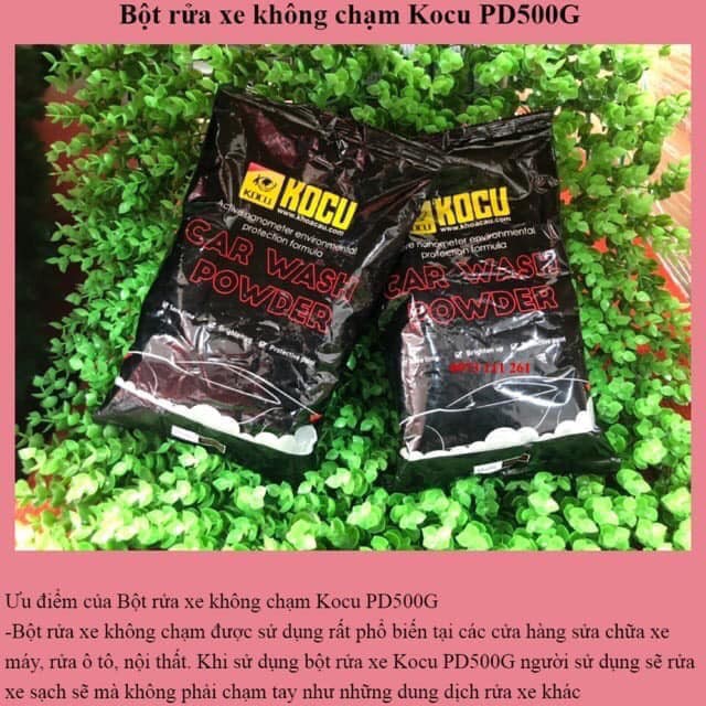 Bột Rửa Xe Không Chạm Kocu 500g Mới Nhất