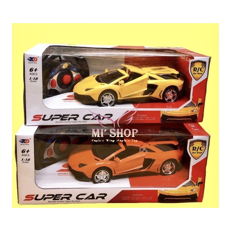 Xe Điều Khiển Lamborghini Ferrari 1:18 3688-K55 Remote kiểu dáng vô lăng