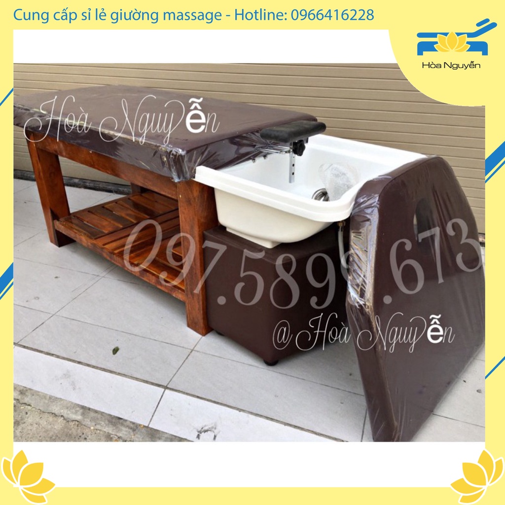 Giường Gội Đầu 2in1 Siêu Bền Chắc - Hàng Có Sẵn