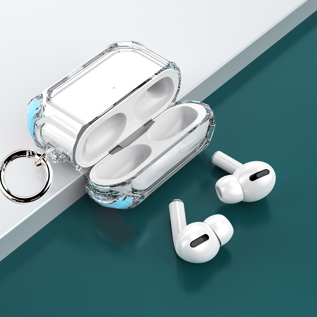 Vỏ Bảo Vệ Hộp Sạc Tai Nghe AirPodsPro2 Trong Suốt Dày Dặn Thiết Kế Góc 3rd 2021 / AirPods3 / AirPodsPro / AirPods2gen