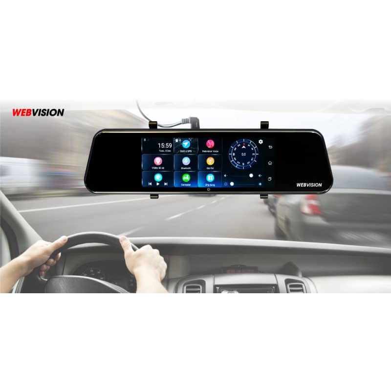 Camera Hành Trình Webvision M39 Plus Ra Lệnh Bằng Giọng Nói- Tặng thẻ 64gb + sim 4G