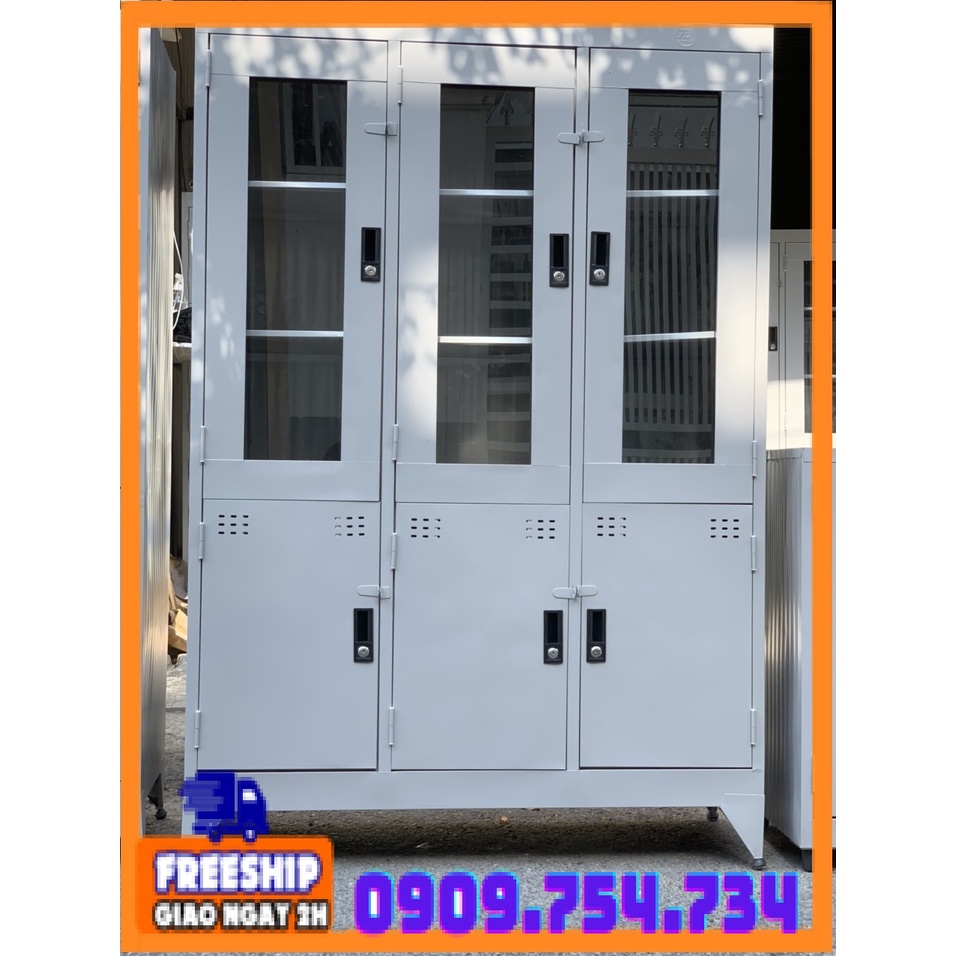 Tủ hồ sơ kính, đựng hồ sơ văn phòng, tủ cao cấp loại 1, sắt dày dặn, sơn tĩnh điện, bảo hành 1 năm, miễn phí ship HCM