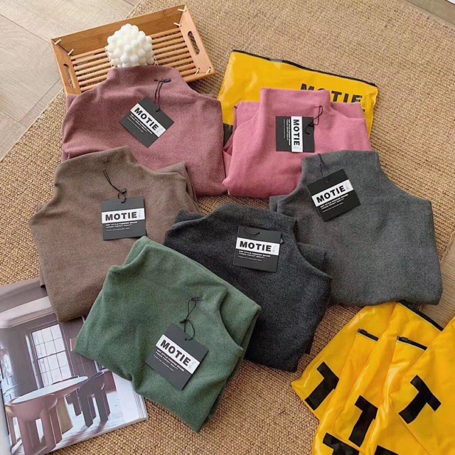 ÁO GIỮ NHIỆT CỔ 3P XUẤT NHẬT MONTIE KÈM TÚI ZIP