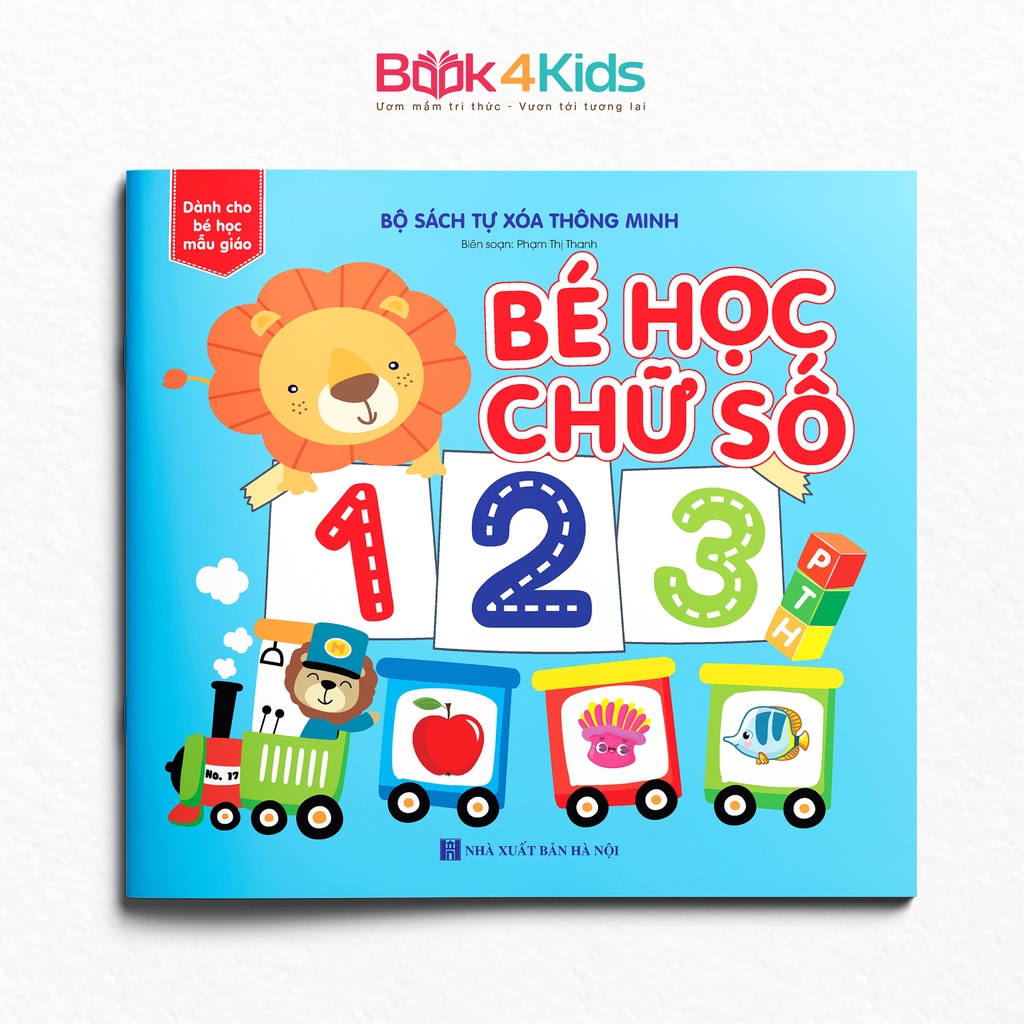 Sách - Bộ Tự Xóa Thông Minh - Bé Học Chữ Số