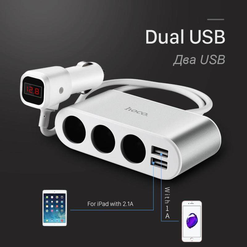 Bộ Chia 3 Cổng Sạc HOCO Z13 Kèm 2 Cổng USB