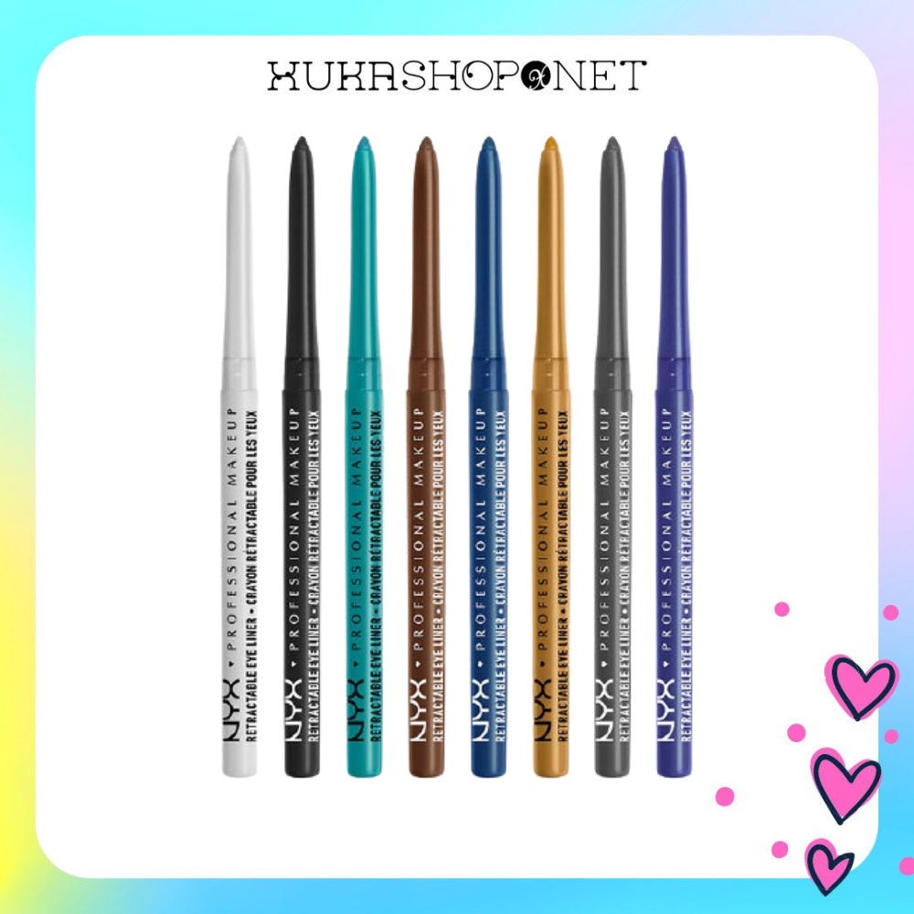 [Chính hãng] Chì kẻ mắt dạng sáp NYX Retractable EyeLiner chống thấm nước lâu trôi 0.34g