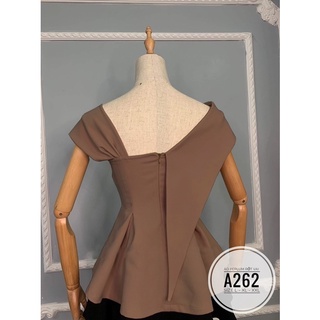 Bigsize Áo peplum rớt vai A262